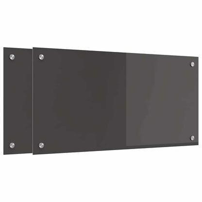 Rivestimento da Cucina 2 pcs Grigio scuro 80 x 40 cm