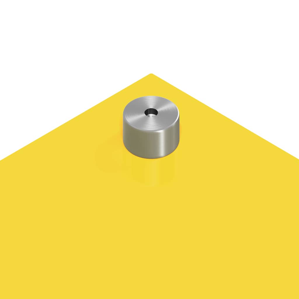 Rivestimento da Cucina 2 pcs Giallo 100 x 40 cm vetro temperato