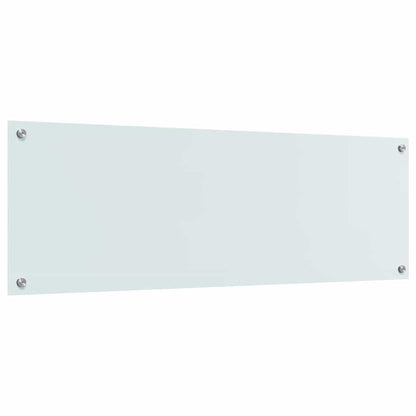 Schienale da cucina 2 pcs Bianco 120 x 40 cm vetro temperato | homemem39