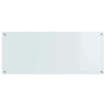 Schienale da cucina 2 pcs Bianco 120 x 50 cm vetro temperato | homemem39