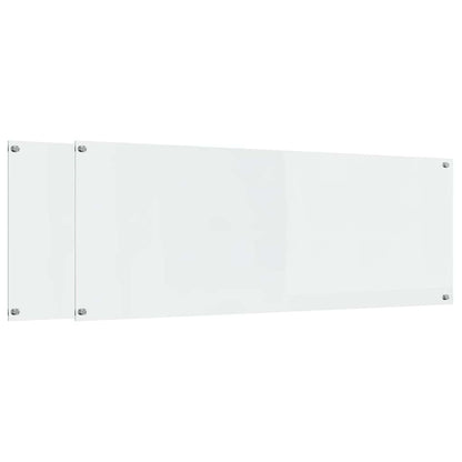 Rivestimento da Cucina 2 pcs Trasparente 110 x 40 cm