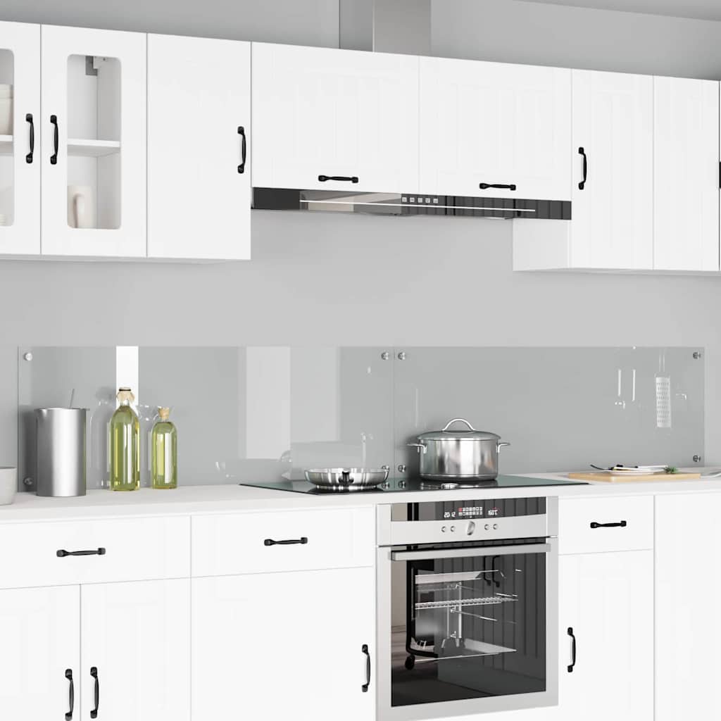 Schienale da cucina 2 pcs Trasparente 120 x 40 cm | homemem39