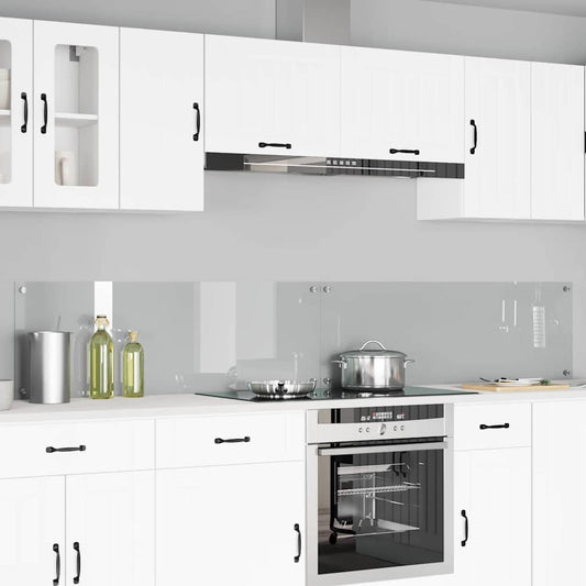 Schienale da cucina 2 pcs Trasparente 120 x 40 cm | homemem39