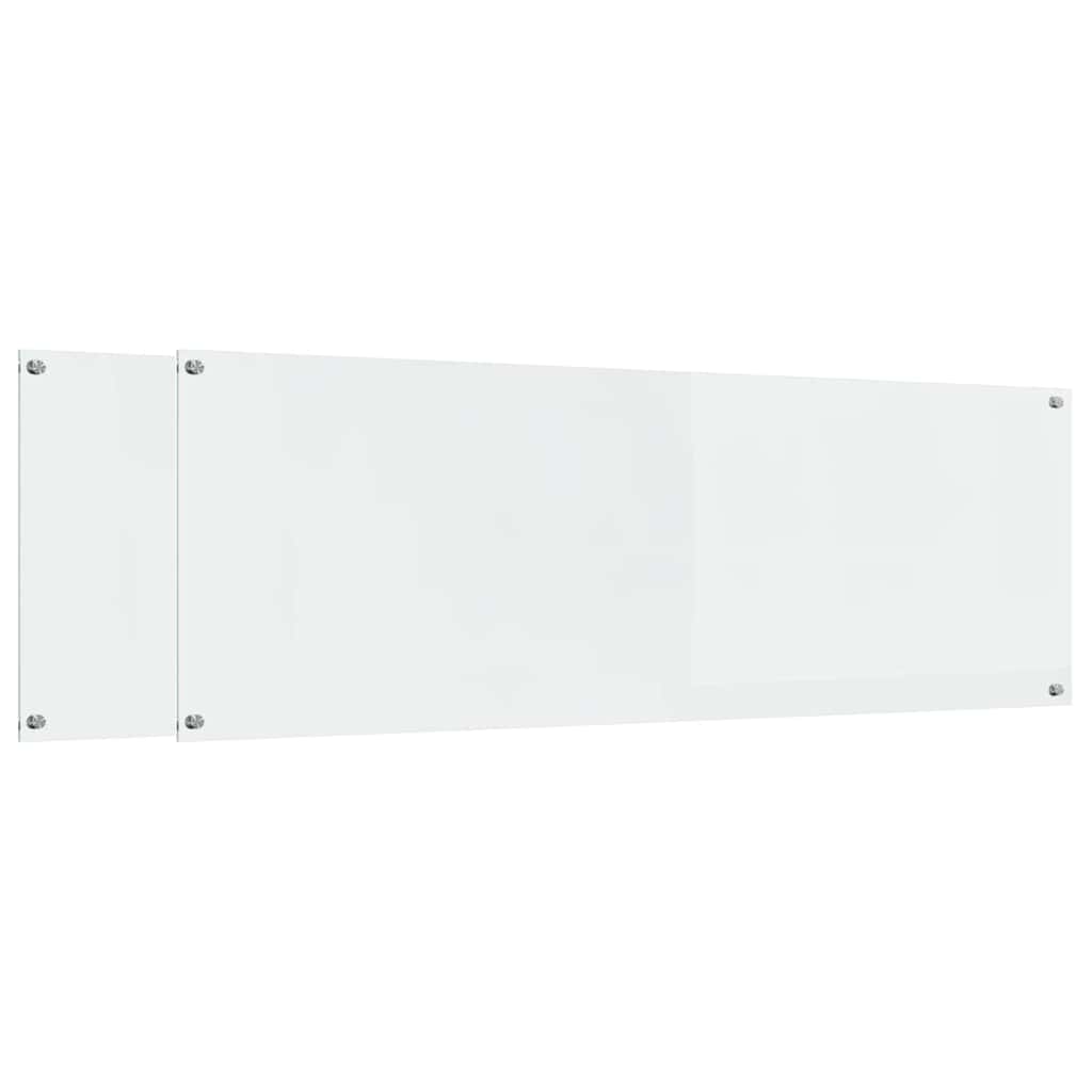 Schienale da cucina 2 pcs Trasparente 120 x 40 cm | homemem39