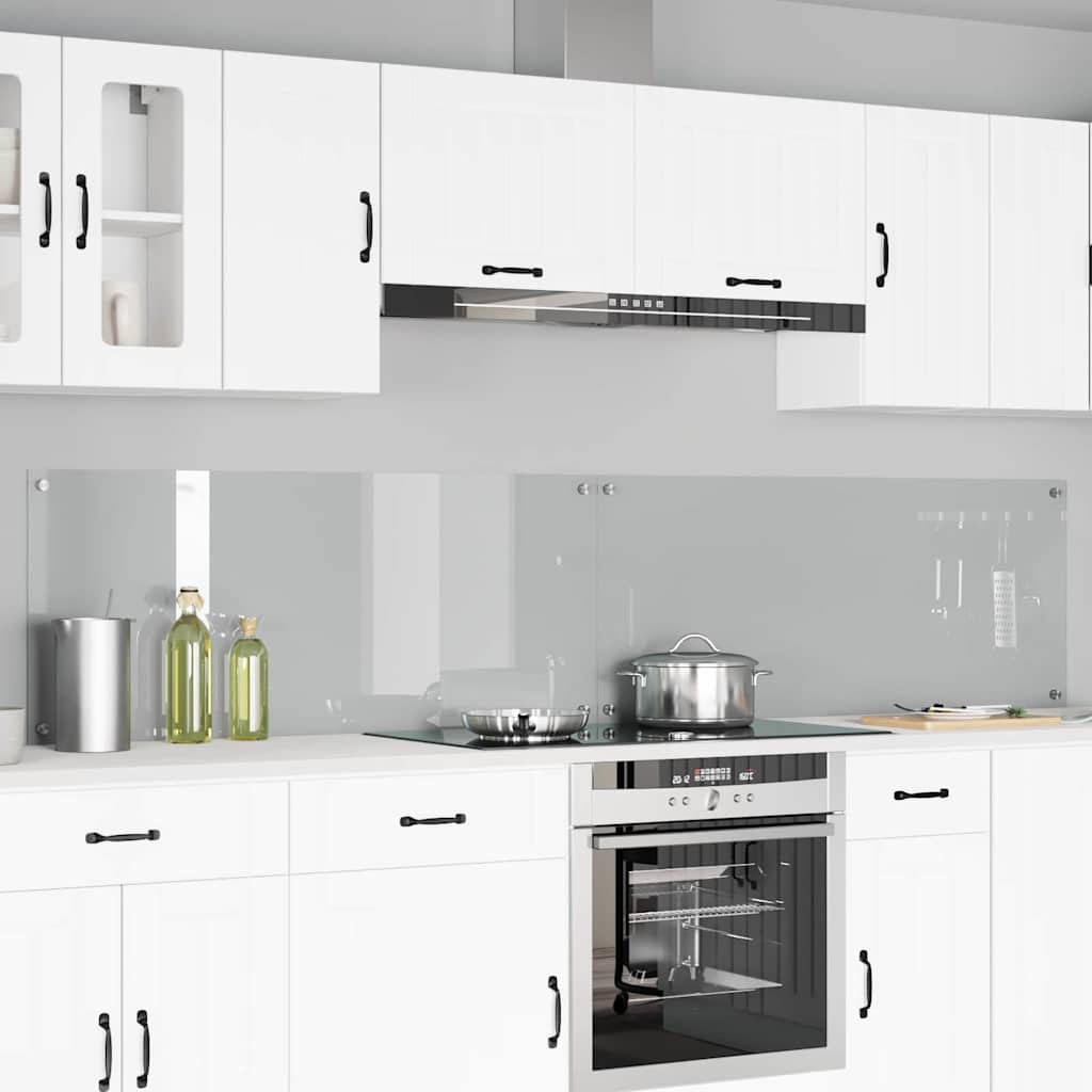 Schienale da cucina 2 pcs Trasparente 120 x 50 cm | homemem39