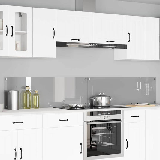 Rivestimento da Cucina 2 pcs Grigio chiaro 120 x 40 cm