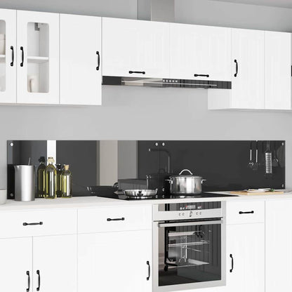 Rivestimento da Cucina 2 pcs Grigio scuro 120 x 40 cm