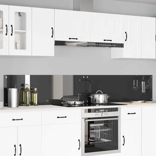 Rivestimento da Cucina 2 pcs Grigio scuro 120 x 40 cm