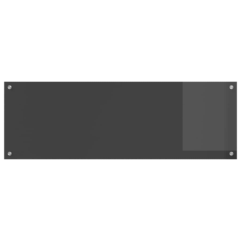 Rivestimento da Cucina 2 pcs Grigio scuro 120 x 40 cm