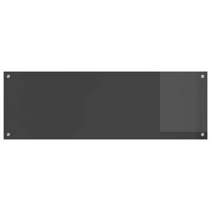 Rivestimento da Cucina 2 pcs Grigio scuro 120 x 40 cm