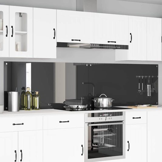 Rivestimento da Cucina 2 pcs Grigio scuro 120 x 60 cm