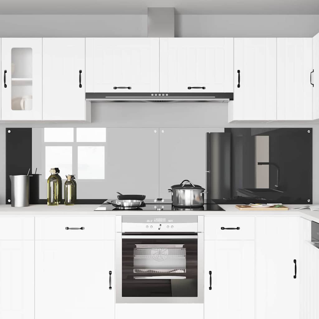 Rivestimento da Cucina 2 pcs Grigio scuro 120 x 60 cm