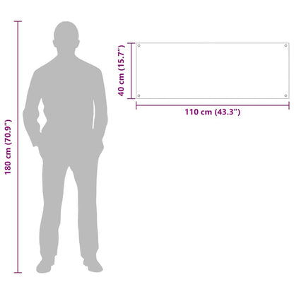Rivestimento da Cucina 2 pcs Giallo 110 x 40 cm vetro temperato