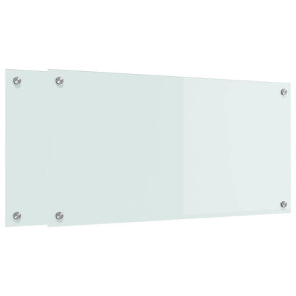 Rivestimento da Cucina Bianco 80 x 40 cm vetro temperato