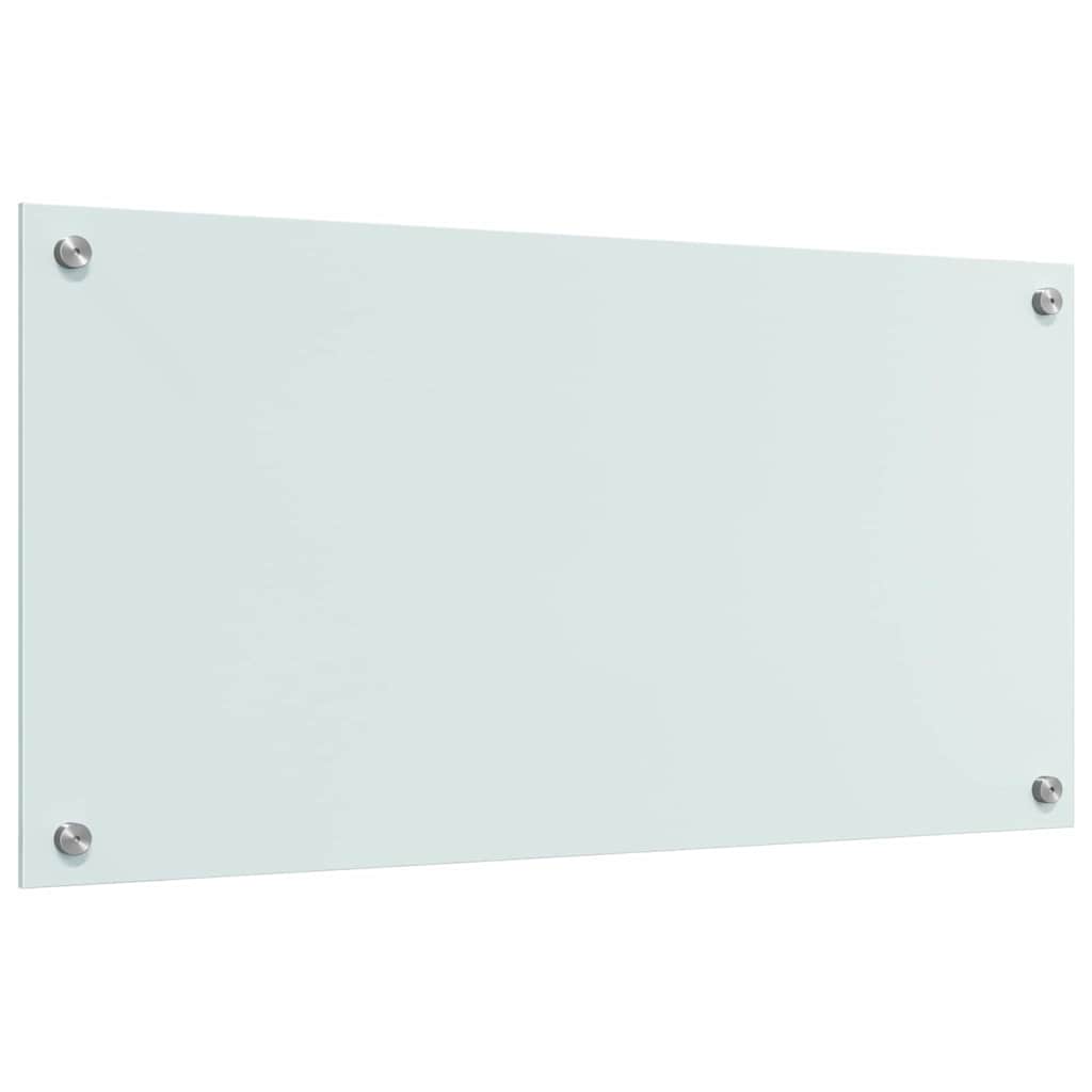 Rivestimento da Cucina Bianco 80 x 40 cm vetro temperato