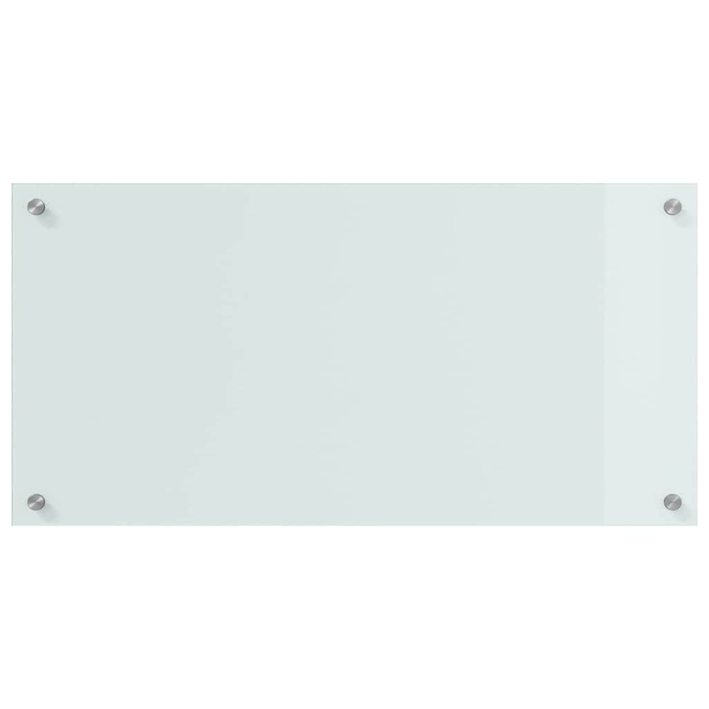 Rivestimento da Cucina Bianco 80 x 40 cm vetro temperato