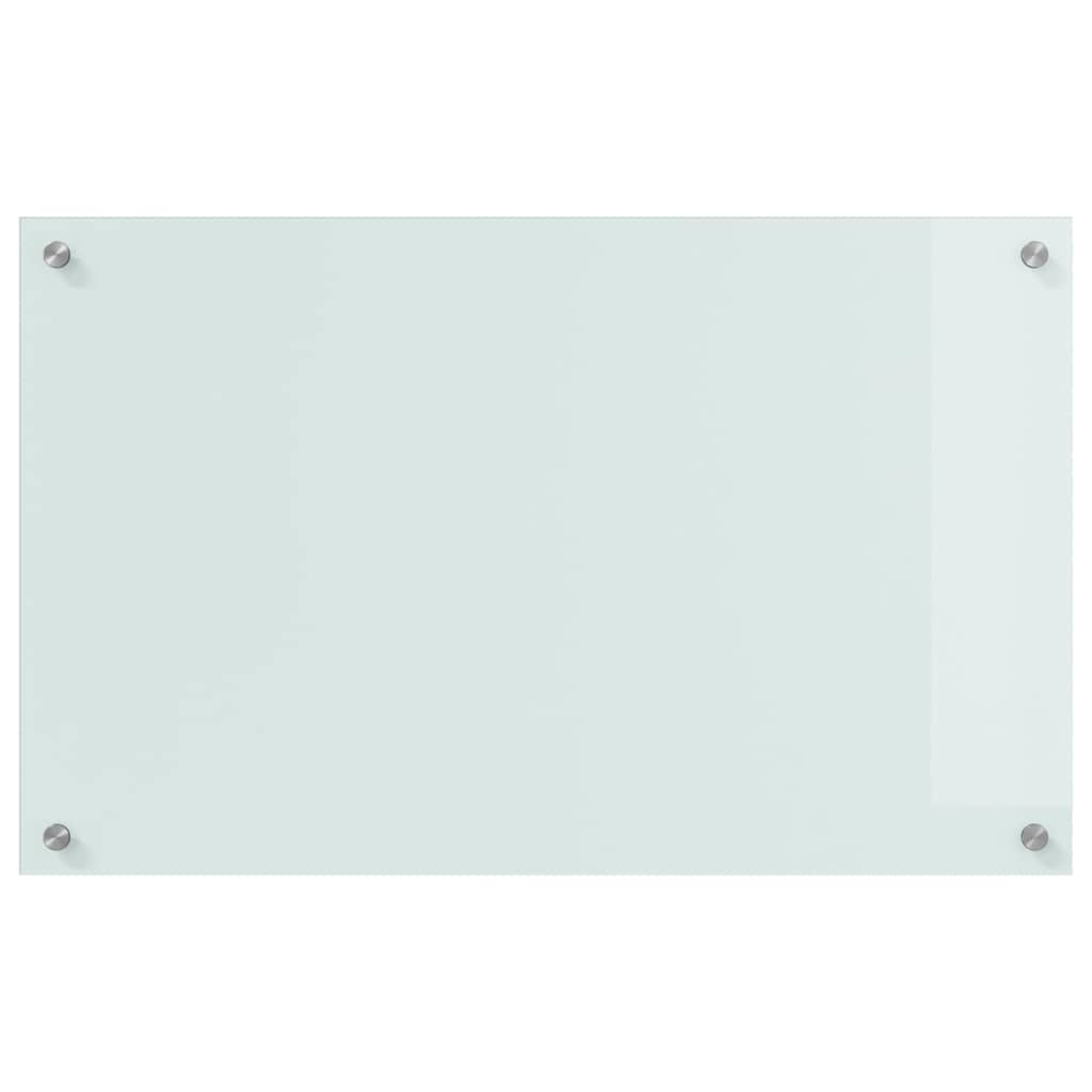 Schienale da cucina 2 pcs Bianco 80 x 50 cm vetro temperato | homemem39