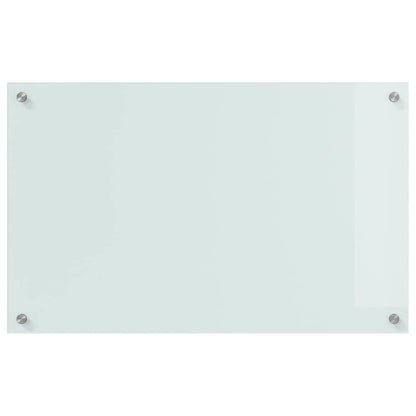 Schienale da cucina 2 pcs Bianco 80 x 50 cm vetro temperato | homemem39