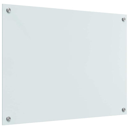 Rivestimento da Cucina 2 pcs Bianco 80 x 60 cm vetro temperato