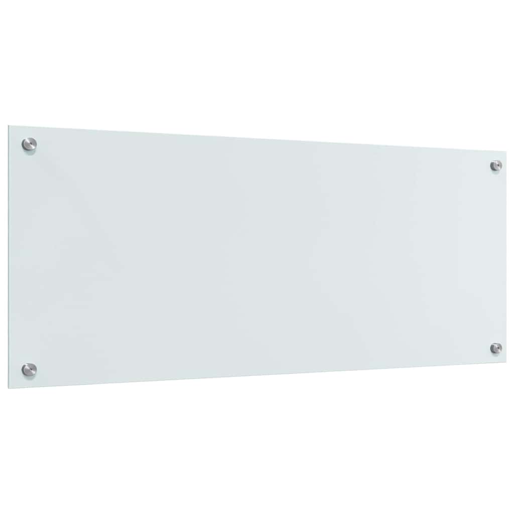 Rivestimento da Cucina Bianco 100 x 40 cm vetro temperato