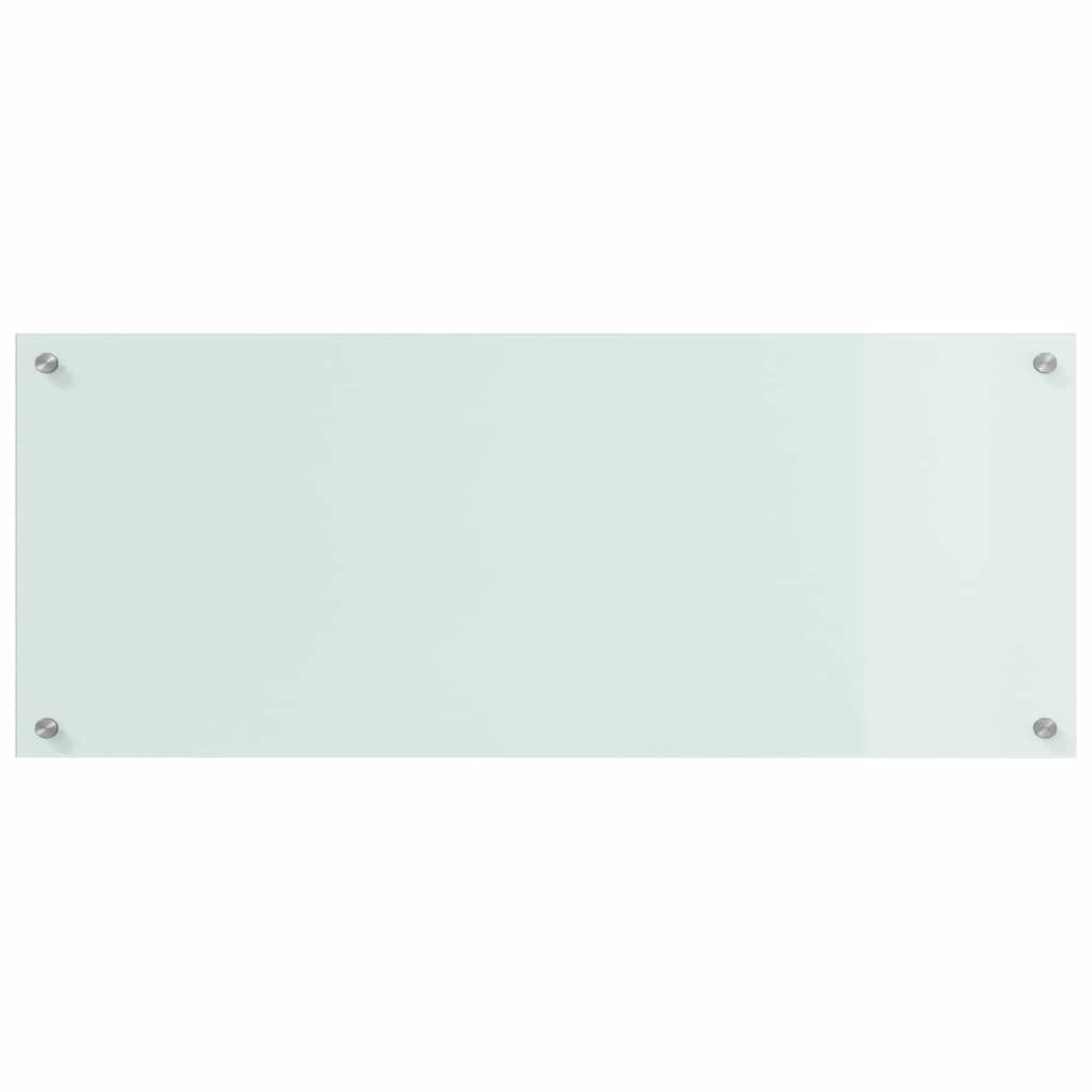 Rivestimento da Cucina Bianco 100 x 40 cm vetro temperato