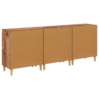 Sideboards 3 pcs Legno vecchio 60 x 35 x 70 cm