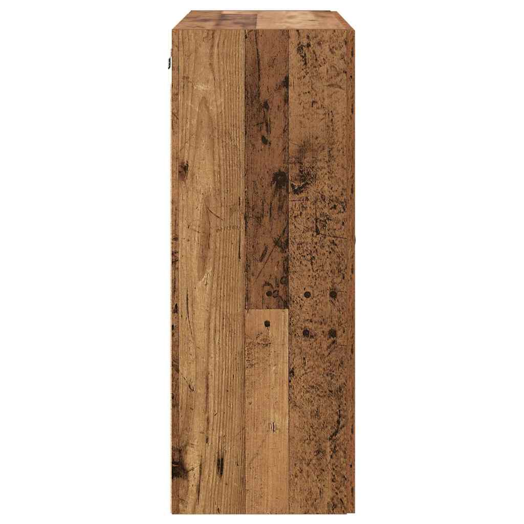 Armadietti a Muro 2 pcs Legno vecchio 69,5 x 34 x 90 cm