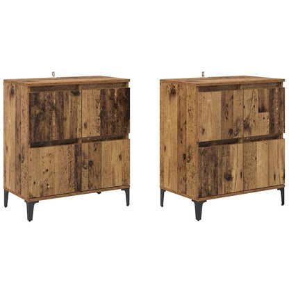 Sideboards 2 pcs Legno vecchio 60 x 35 x 70 cm