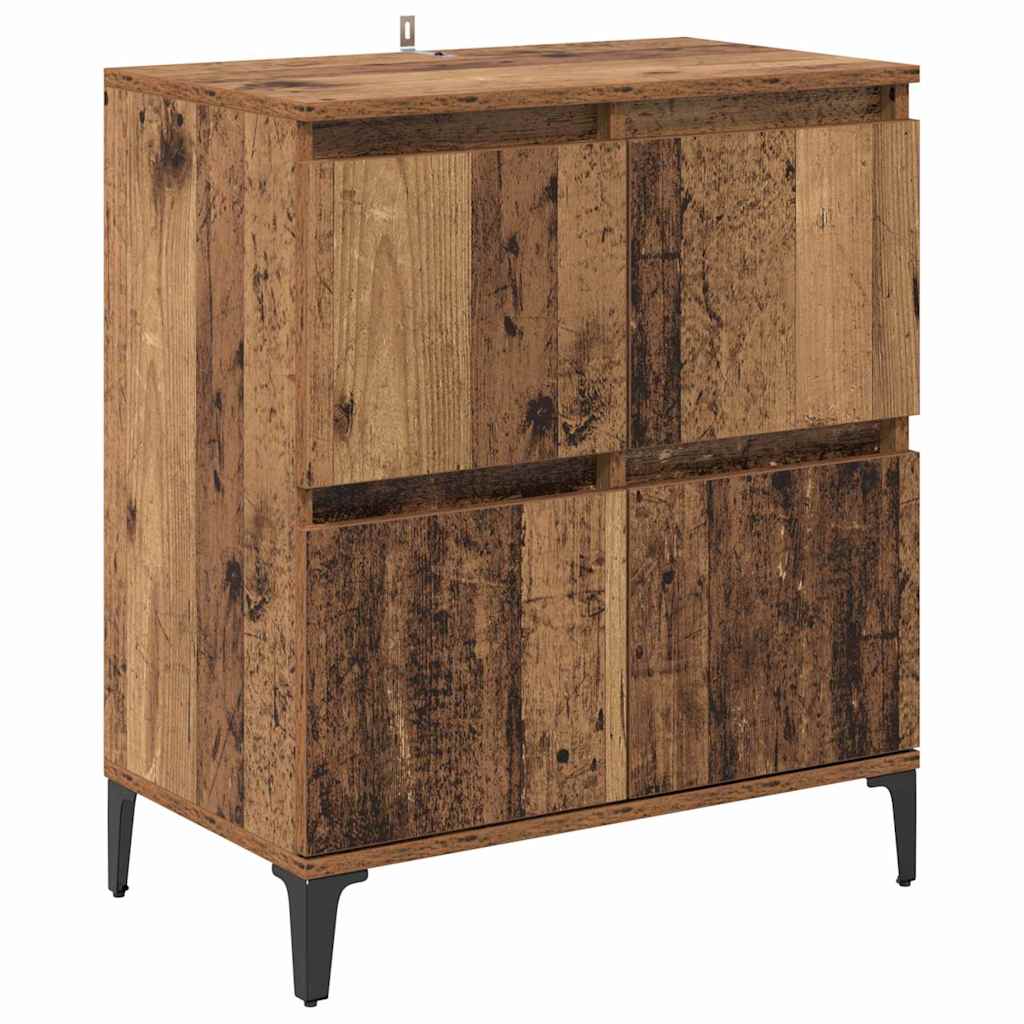 Sideboards 2 pcs Legno vecchio 60 x 35 x 70 cm