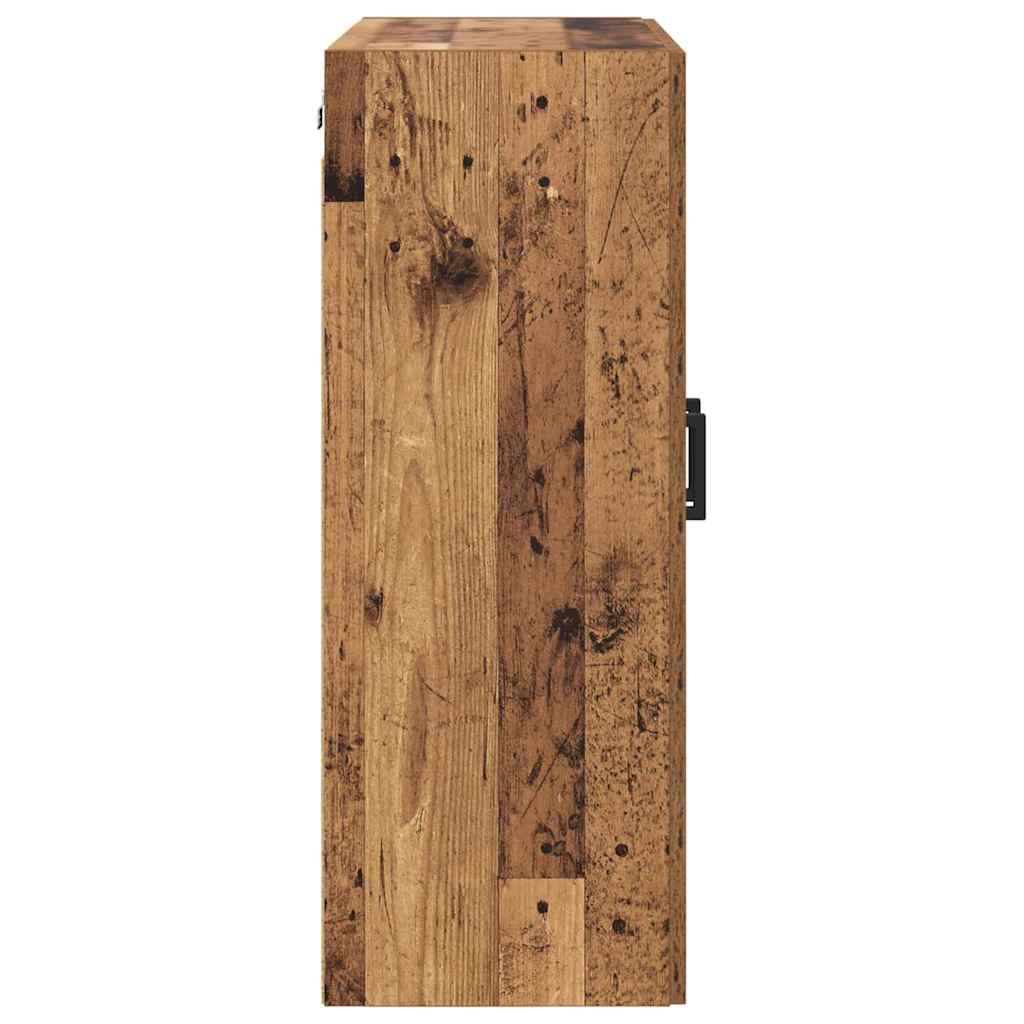 Armadietti a Muro 2 pcs Legno vecchio 69,5 x 34 x 90 cm