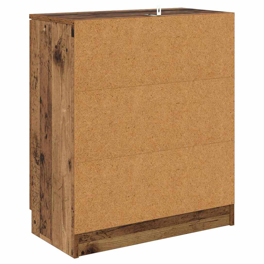 Sideboards con cassetto 2 pcs Legno vecchio 60 x 30 x 70 cm