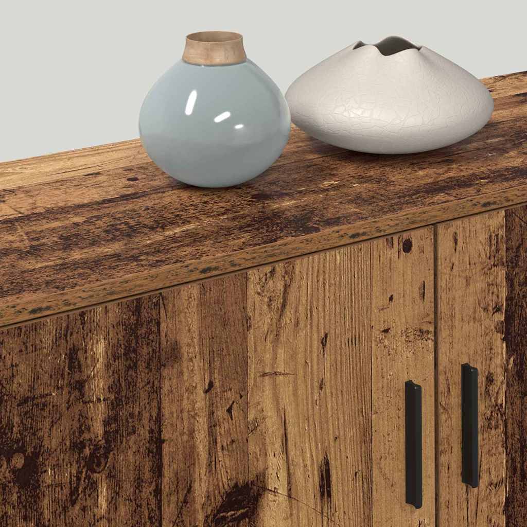 Set Mobile TV da Parete 3 pcs Legno vecchio 100 x 34,5 x 40 cm