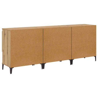Sideboards 3 pcs Rovere artigianale 60 x 35 x 70 cm