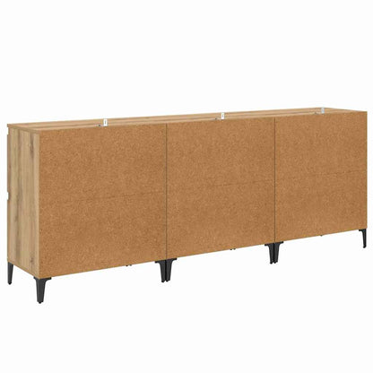 Sideboards 3 pcs Rovere artigianale 60 x 35 x 70 cm
