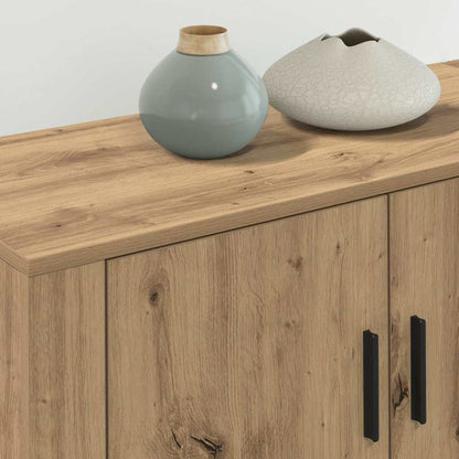 Set Mobile TV da Parete 3 pz Rovere artigianale