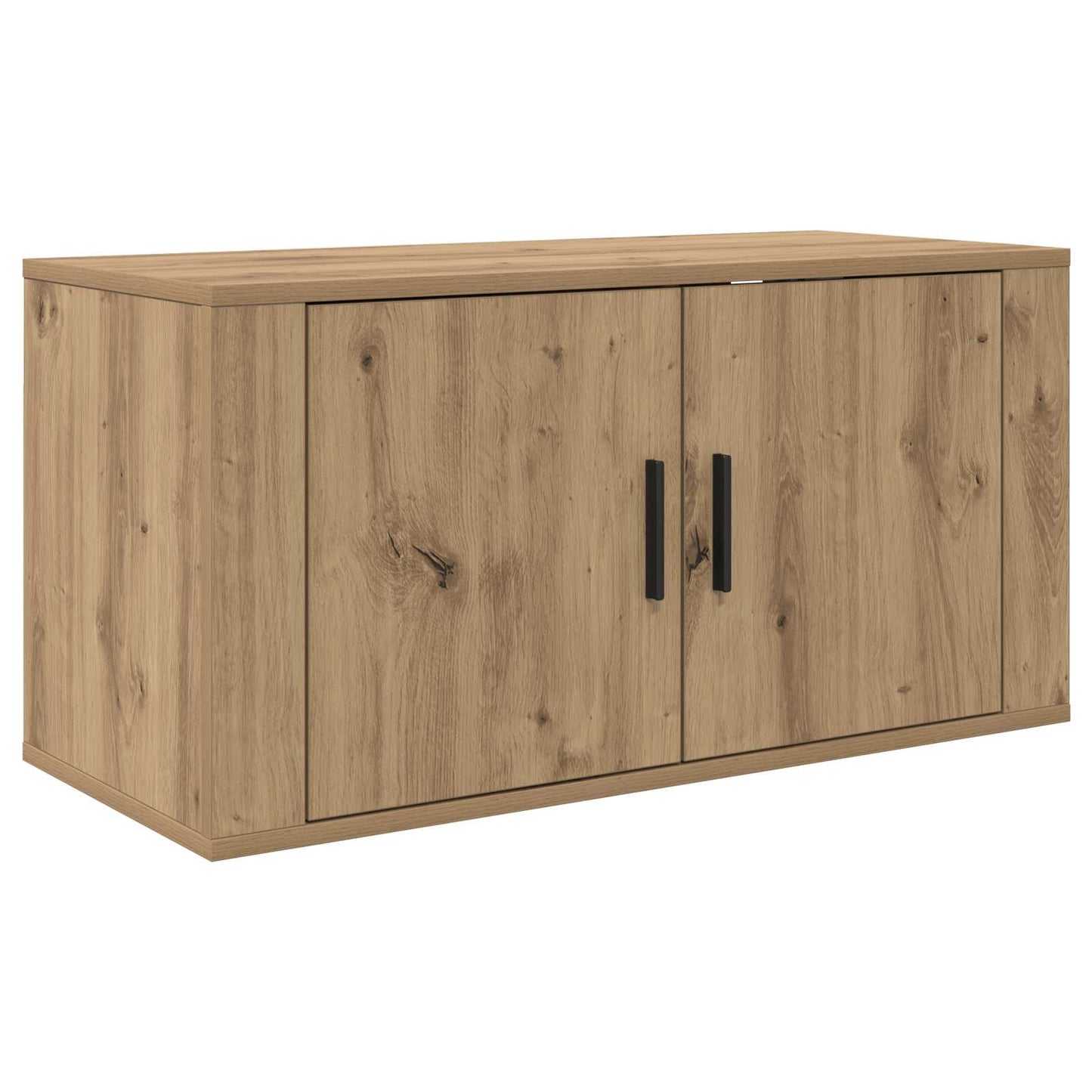 Set Mobile TV da Parete 2 pz Rovere artigianale