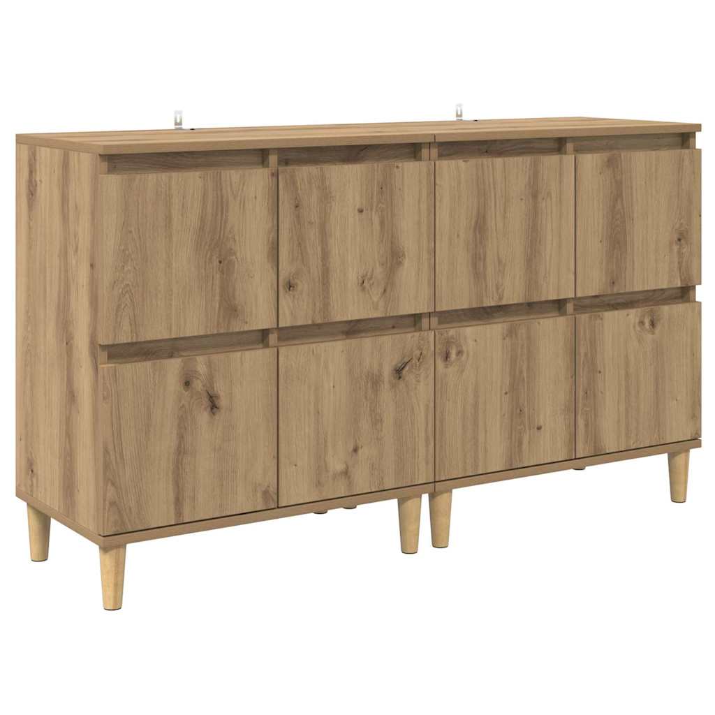 Sideboards 2 pcs Rovere artigianale 60 x 35 x 70 cm