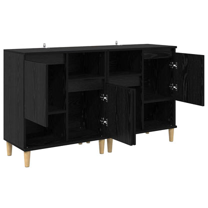 Sideboards 2 pcs Rovere Nero 60 x 35 x 70 cm Legno multistrato