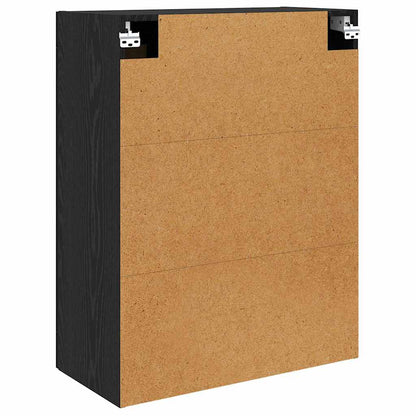 Armadietti a Muro 2 pcs Rovere Nero 69,5 x 34 x 90 cm