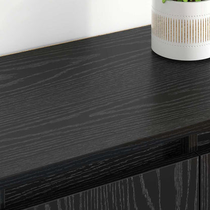 Sideboards 2 pcs Rovere Nero 60 x 35 x 70 cm Legno multistrato