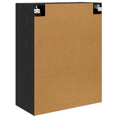 Armadietti a Muro 2 pcs Rovere Nero 69,5 x 34 x 90 cm