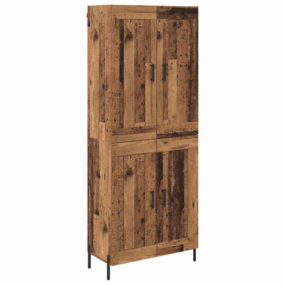 Credenza 2 pcs Legno vecchio Legno multistrato