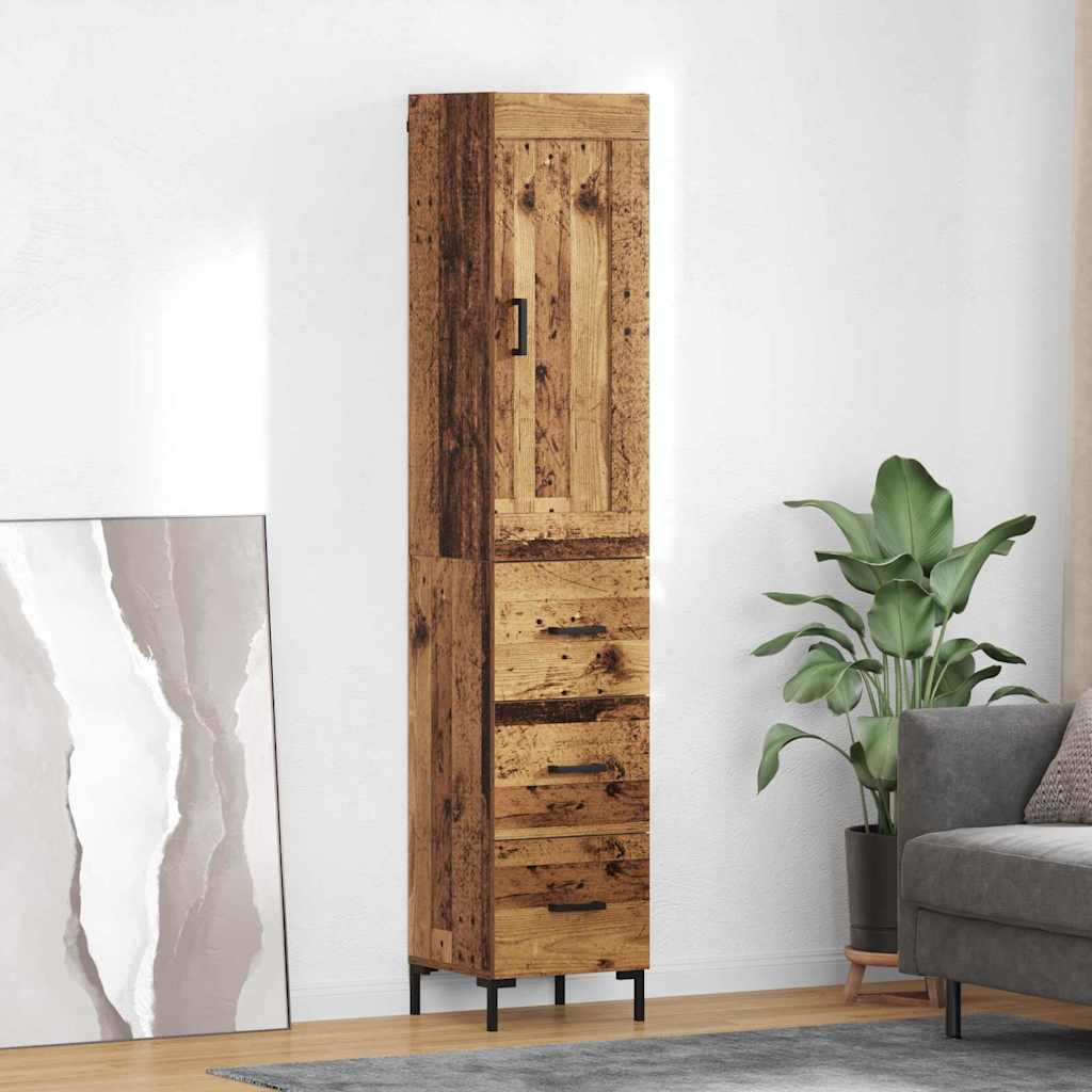 Credenza Legno vecchio 34,5 x 34 x 180 cm Legno multistrato