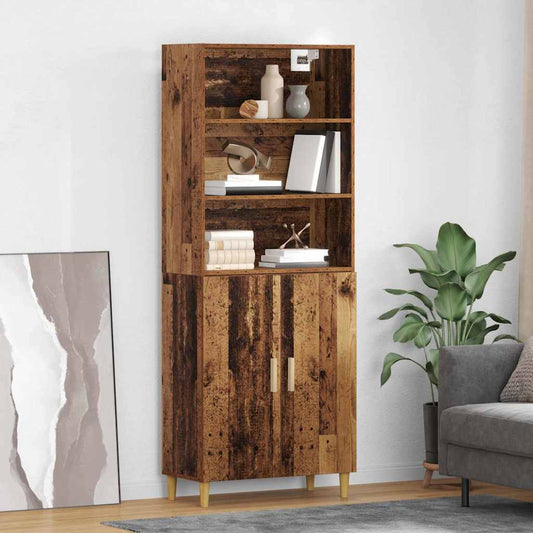 Credenza Legno vecchio 69,5 x 32,5 x 180 cm Legno multistrato