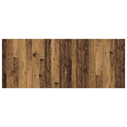 Testata con Comodino 3 pcs Legno vecchio Legno multistrato