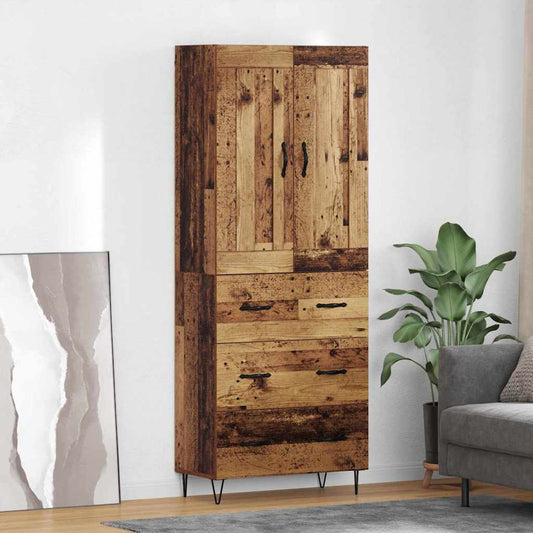 Credenza Legno vecchio 69,5 x 34 x 180 cm Legno multistrato