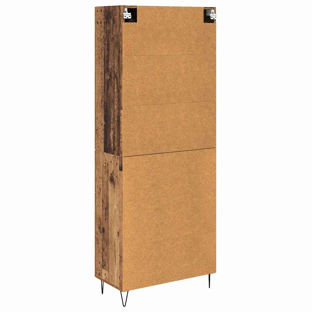 Credenza con cassetto 2 pcs Legno vecchio Legno multistrato | homemem39