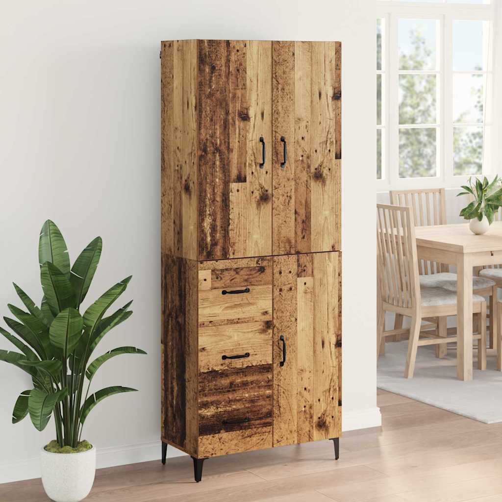 Credenza Legno vecchio 69,5 x 34 x 180 cm Legno multistrato