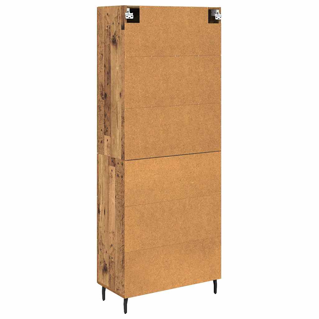 Credenza con cassetto 2 pcs Legno vecchio Legno multistrato | homemem39