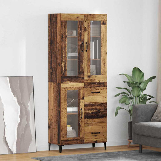 Credenza Legno vecchio 69,5 x 34 x 180 cm Legno multistrato